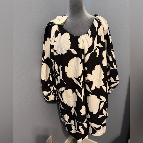 kate spade Dresses & Skirts - Kate Spade/Target Collab Black and White Floral Dress Size-S